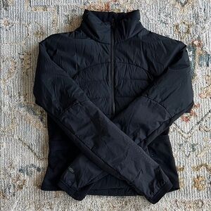 LULULEMON Down For It All Quarter Zip running jacket with front and side pockets